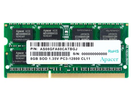 8GB DDR3L 1600 Apacer на супер цени