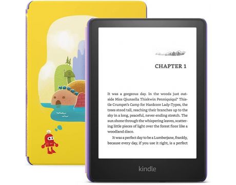 Amazon Kindle Paperwhite Kids 11th Gen 2021 6.8", 8GB, жълт - нарушена опаковка на супер цени