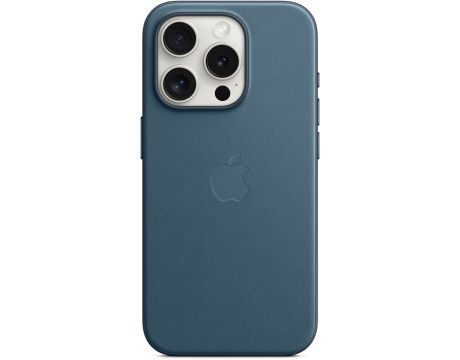 Apple FineWoven MagSafe за Apple iPhone 15 Pro, Pacific Blue на супер цени