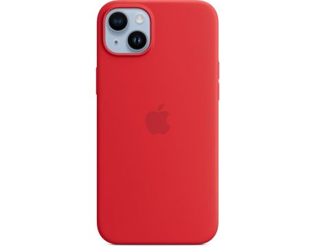 Apple Silicone MagSafe за Apple iPhone 14 Plus, червен на супер цени
