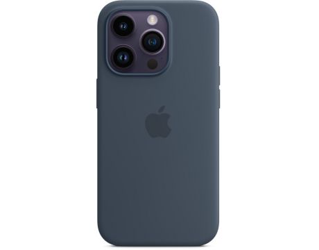 Apple Silicone MagSafe за Apple iPhone 14 Pro, тъмносин на супер цени