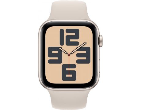 Apple Watch SE2 v2 GPS, 44 мм, M/L, Aluminum, Starlight на супер цени