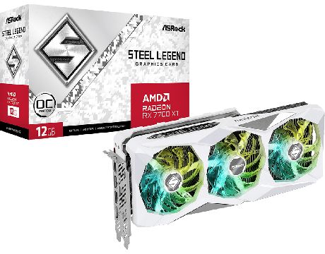 ASRock Radeon RX 7700 XT 12GB Steel Legend OC на супер цени
