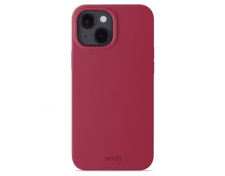 Holdit Silicone за Apple iPhone 13/14, червен на супер цени