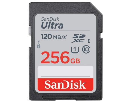 256GB SDXC SanDisk Ultra, черен на супер цени