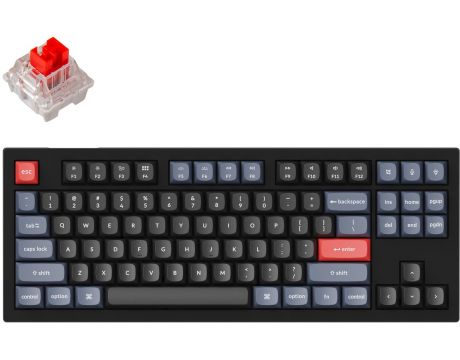 Keychron V3 QMK RGB Red, черен на супер цени