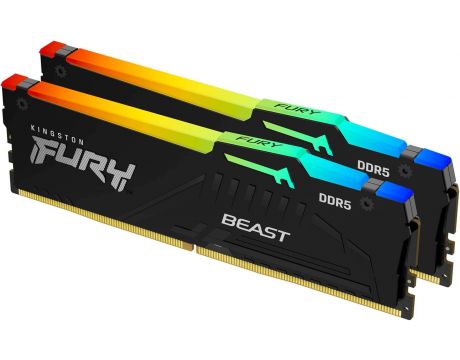 2x16GB DDR5 6000 Kingston Fury Beast RGB EXPO на супер цени