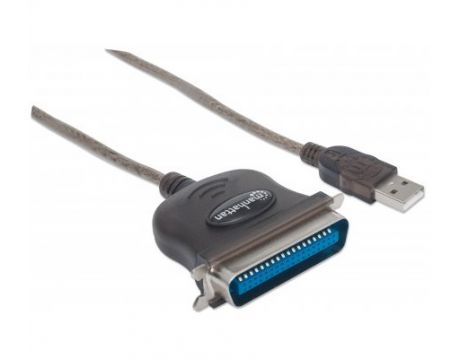 Manhattan USB2.0 към Parallel Cen36, 1.8 метра на супер цени