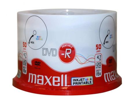 Maxell DVD-R 4.7 GB, 50 броя на супер цени