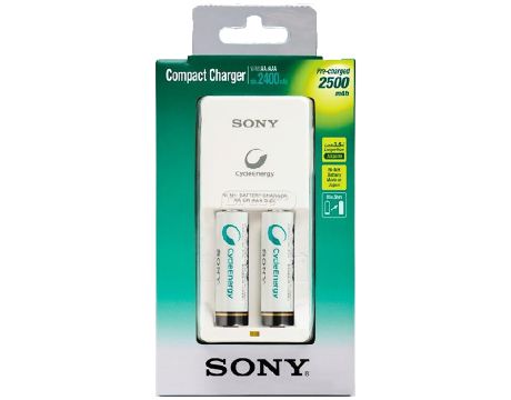 Sony + 2 батерии AA 2500 mAh на супер цени
