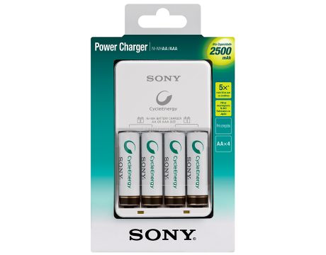 Sony + 4 батерии AA 2500mAh на супер цени