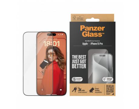 PanzerGlass UWF за Apple iPhone 15 Pro на супер цени