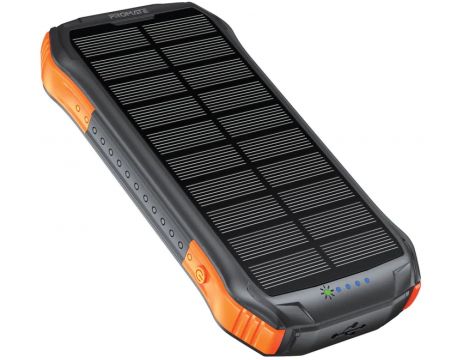 Promate, SolarTank-10PDQi 20W, черен/оранжев на супер цени