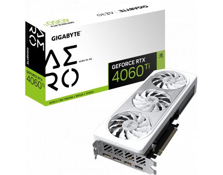 GIGABYTE GeForce RTX 4060 Ti 8GB AERO OC DLSS 3 на супер цени