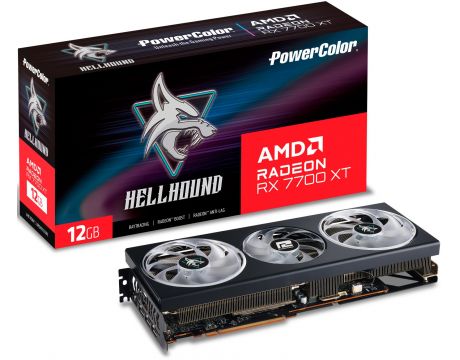 PowerColor Radeon RX 7700 XT 12GB Hellhound OC на супер цени