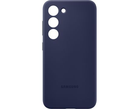 Samsung Silicon за Samsung Galaxy S23, тъмносин на супер цени