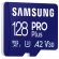 128GB microSDXC Samsung PRO Plus + SD адаптер изображение 3