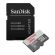 32GB microSDHC SanDisk Ultra + SD адаптер, бял/сив изображение 2