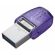 64GB Kingston DataTraveler microDuo 3C, лилав/сив изображение 2
